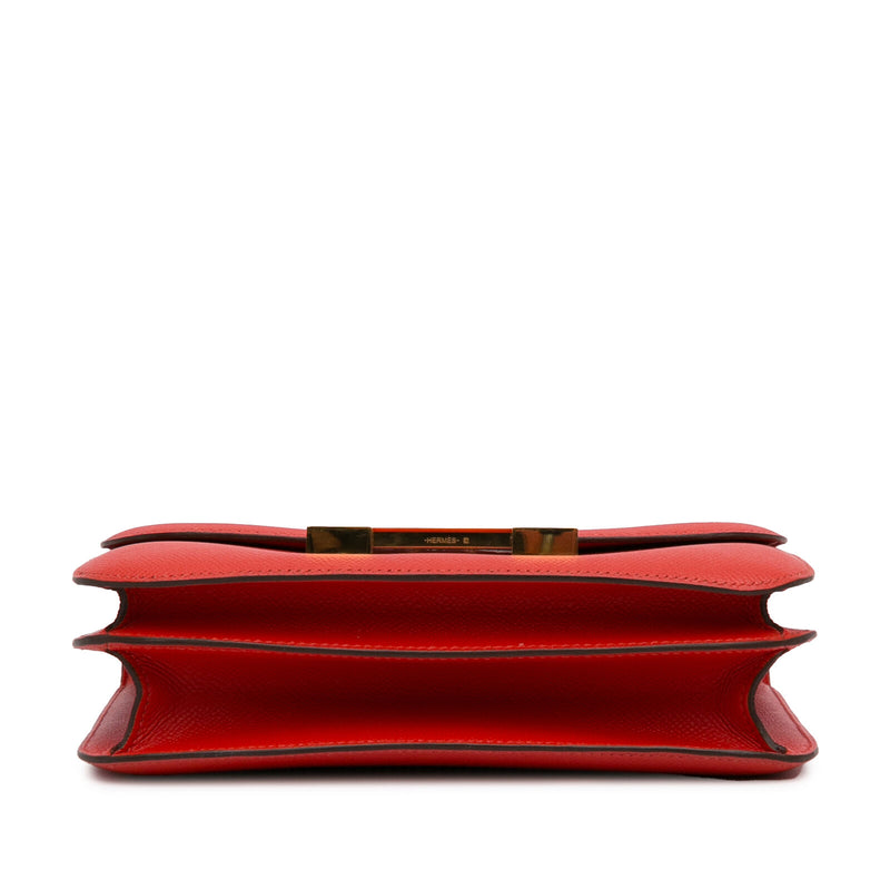 Hermes Epsom Constance 24 Red Calf