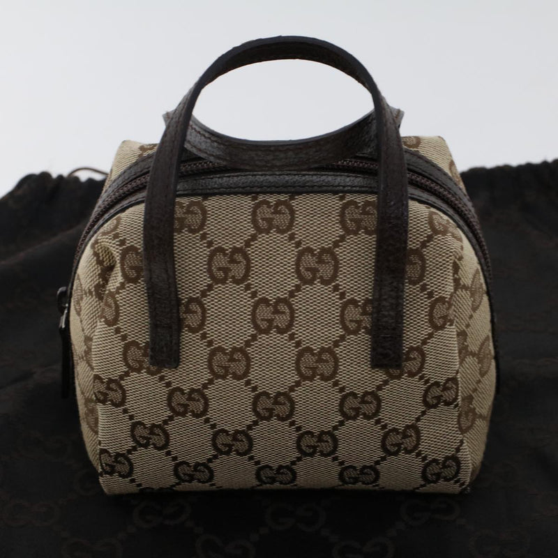 Gucci Gg Canvas Pouch Beige