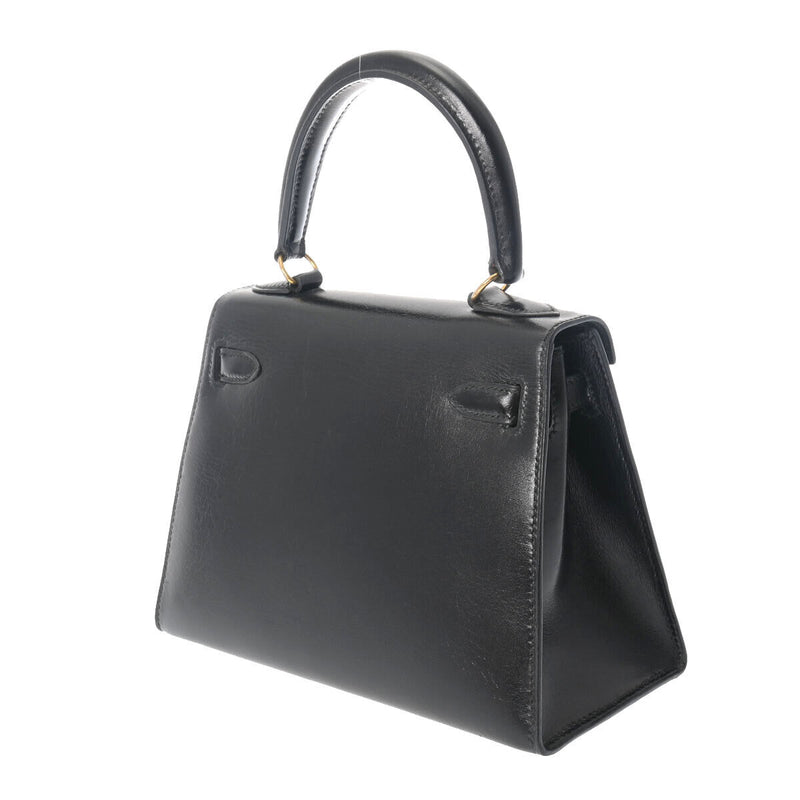 Hermes Mini Kelly 2Way Black - Hand Bag