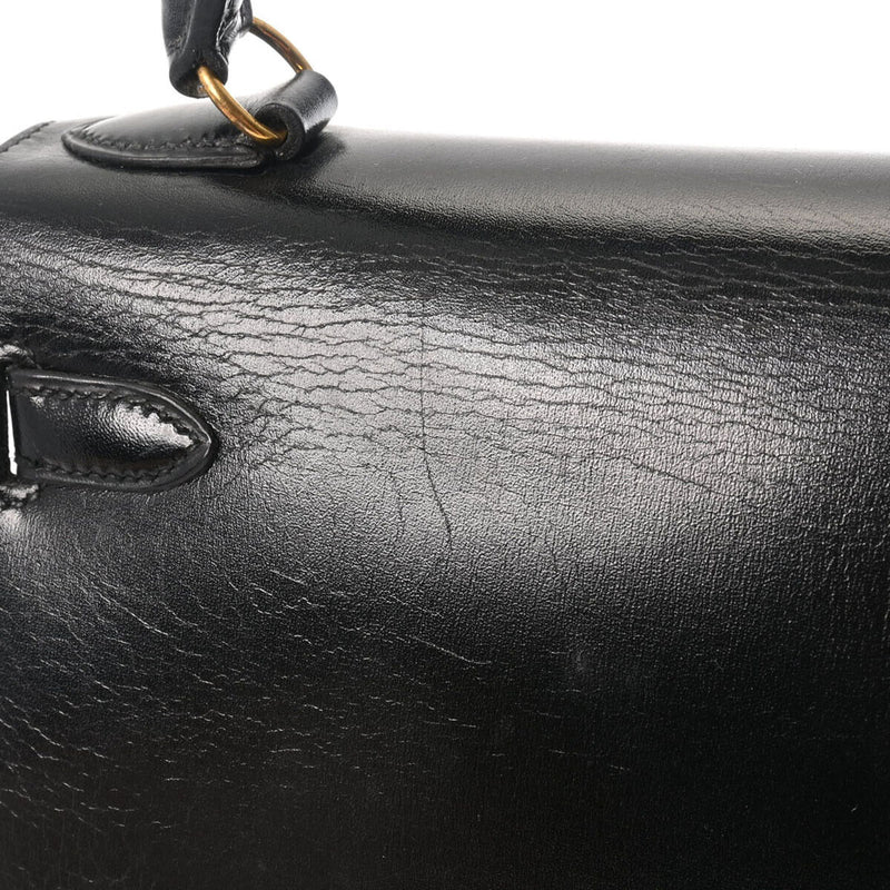 Hermes Mini Kelly 2Way Black - Hand Bag