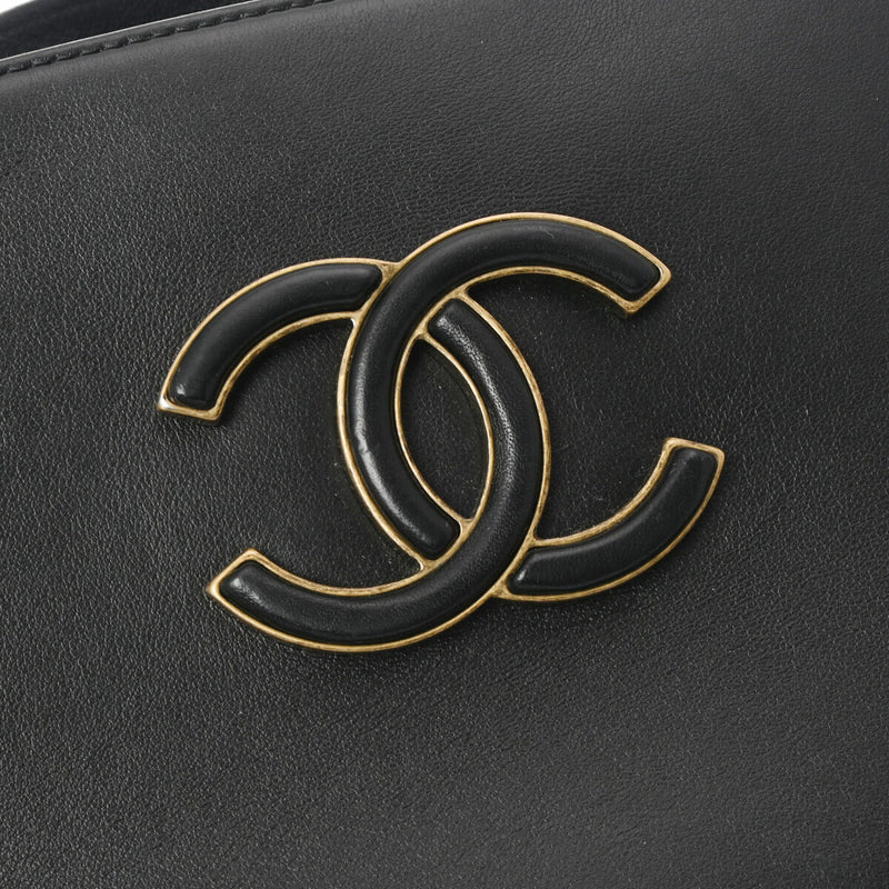 Chanel Top Handle Chainshoulder Black -
