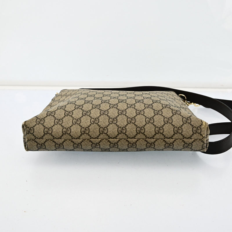 Gucci Shoulder Bag Beige Brown Gg