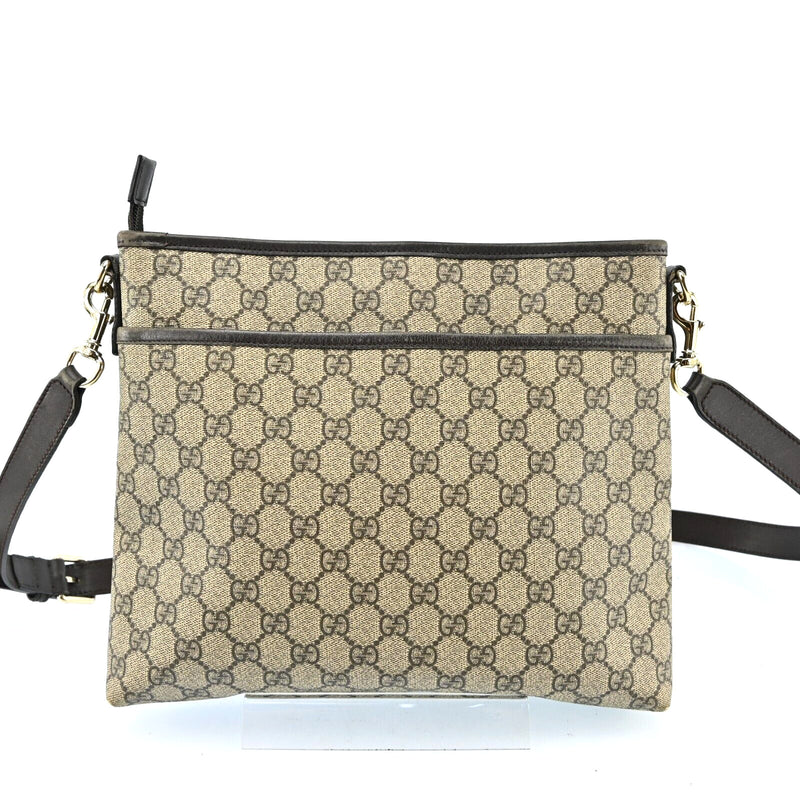 Gucci Shoulder Bag Beige Brown Gg