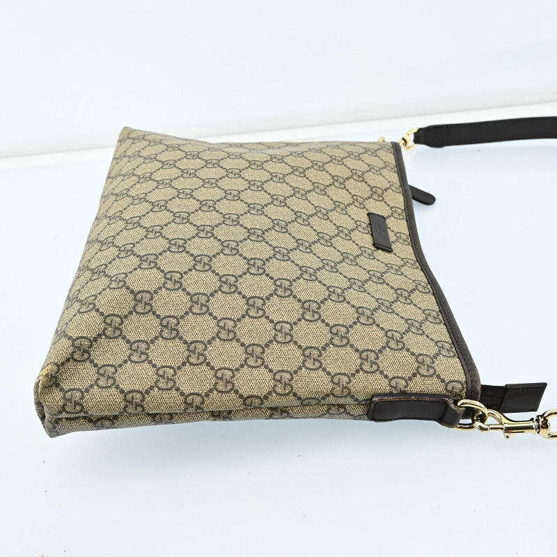 Gucci Shoulder Bag Beige Brown Gg