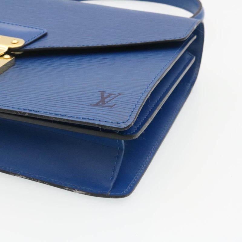Louis Vuitton Epi Concorde Hand Bag Blue