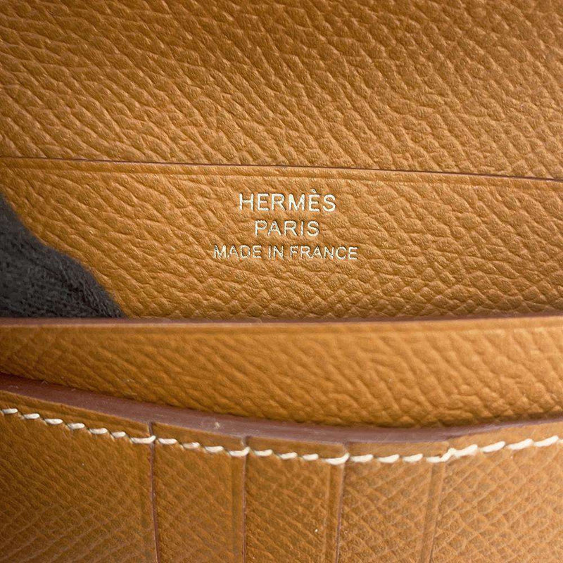 Hermes Bean Compact Epsom Gold