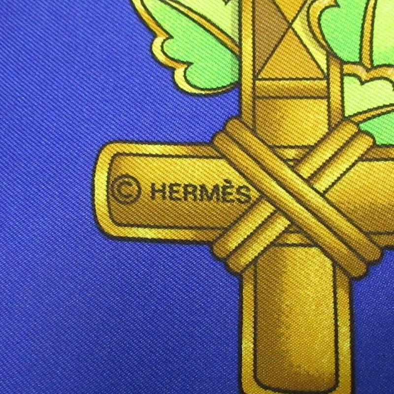 Hermes Carre 90 Blue Yellow Multi