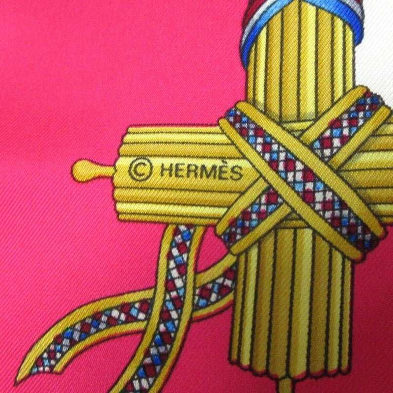 Hermes Carre 90 Pink Blue Multi