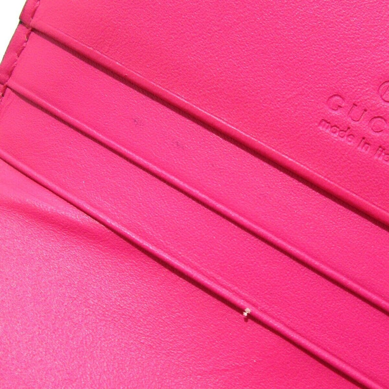 Gucci - Pink Gold Leather Bifold