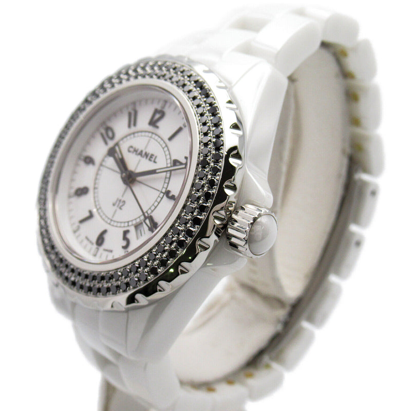 Chanel J12 Black Diamond Wrist Watch