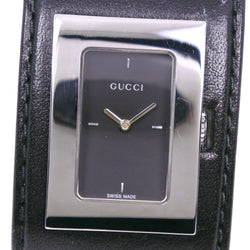 Gucci Bangle Watch Watches Black/Silver