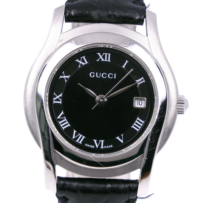 Gucci Watches Silver/Black Blackdial