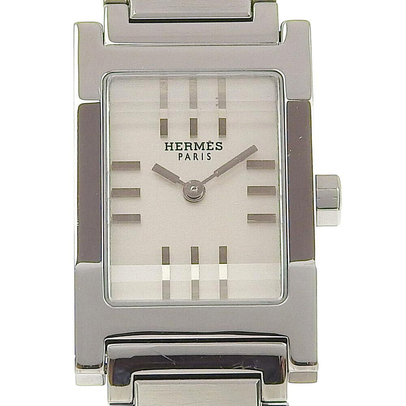 Hermes Tandem Watches Silverdial