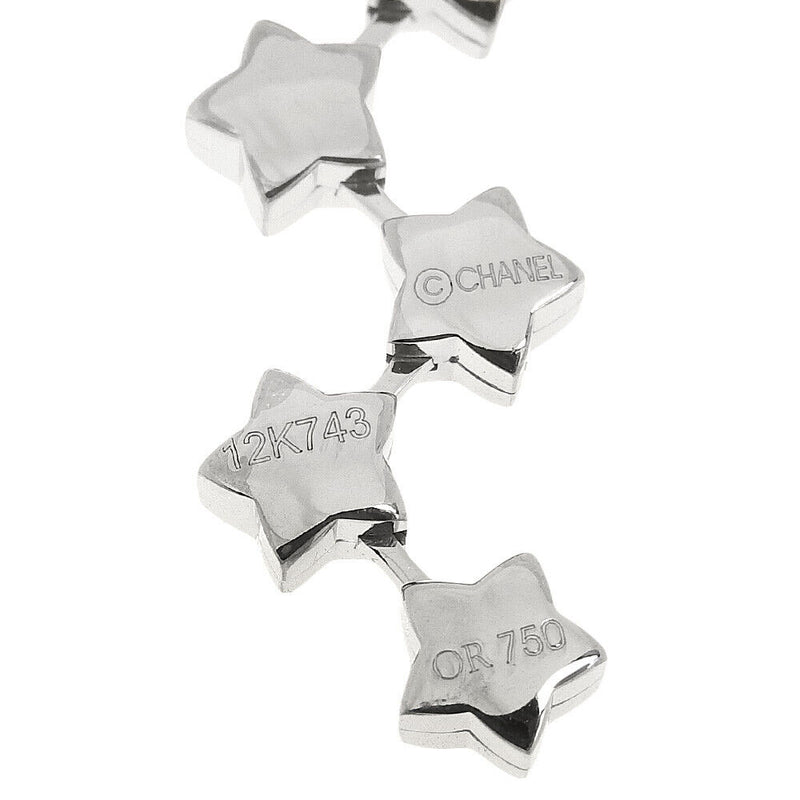 Chanel Comet Star Necklace K18 White