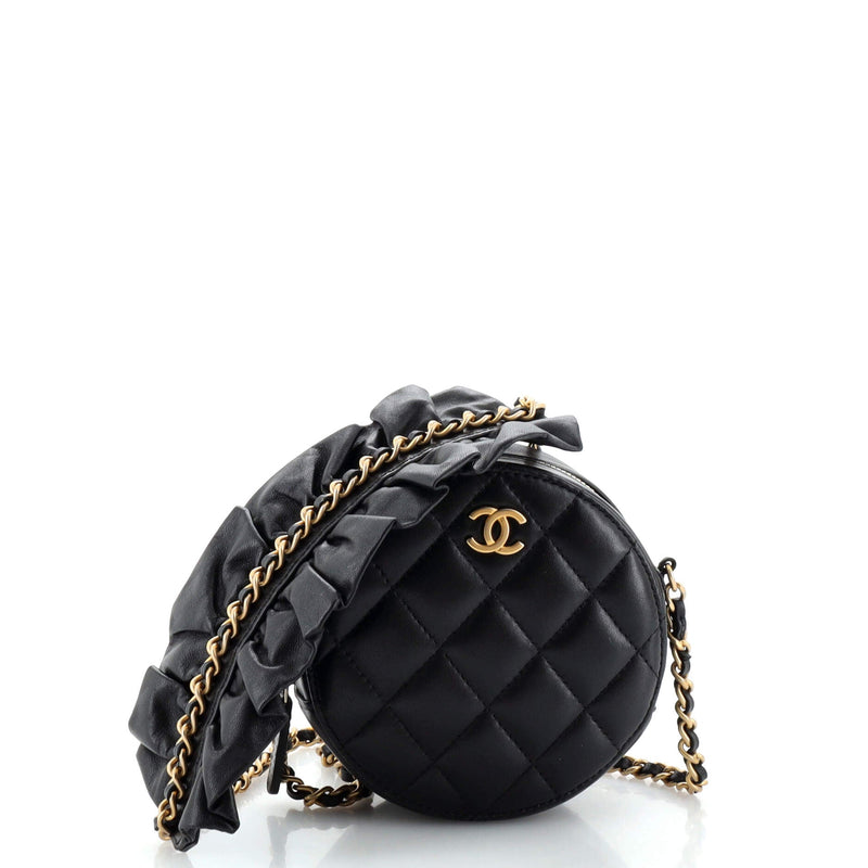 Chanel Romance Round Clutch With Chain