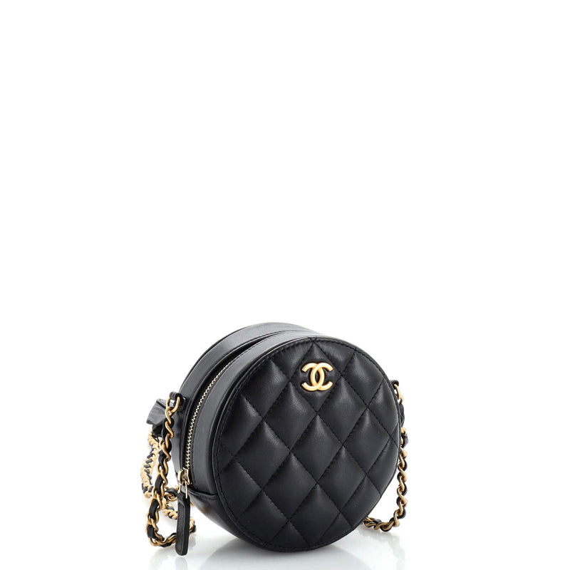 Chanel Romance Round Clutch With Chain