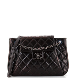 Chanel Coco Pleats Flap Bag Quilted