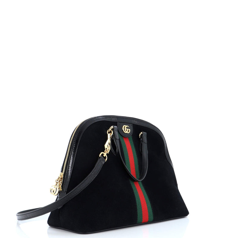 Gucci Ophidia Dome Top Handle Bag Suede