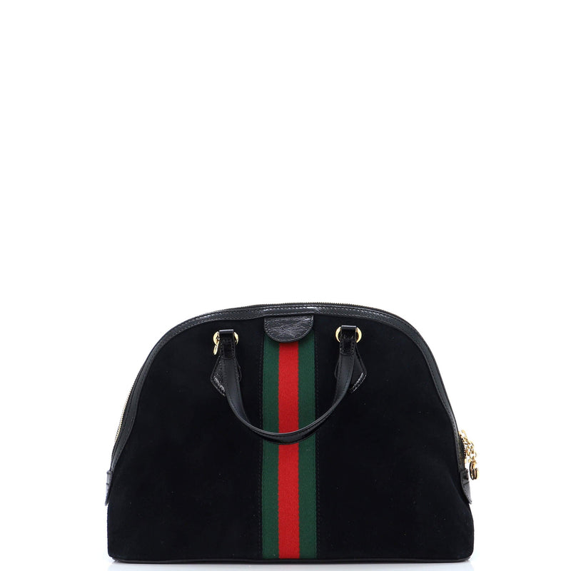 Gucci Ophidia Dome Top Handle Bag Suede
