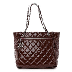 Chanel Patent Quilted Large Chic And