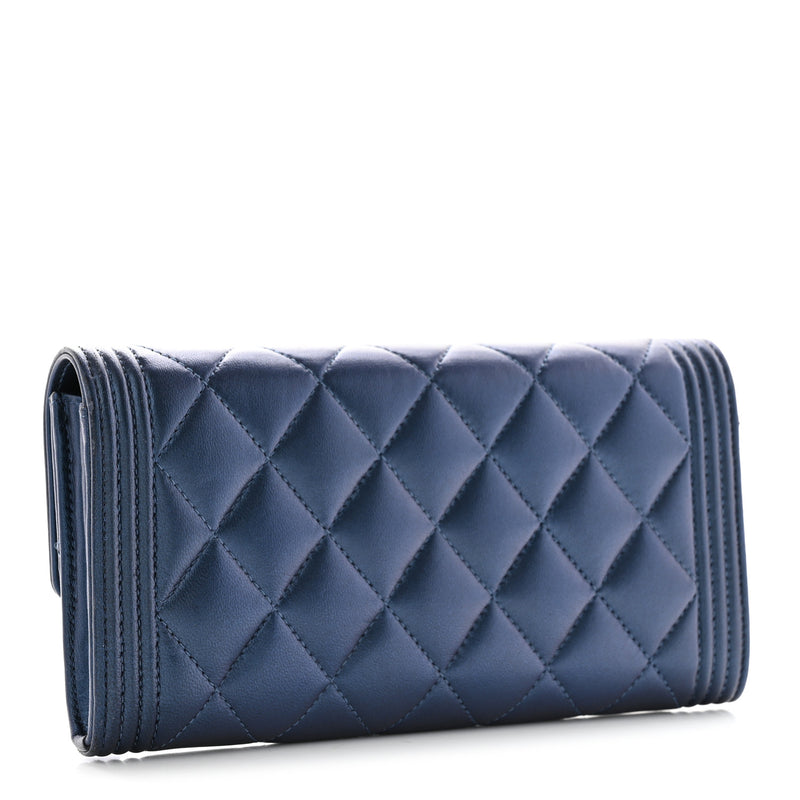 Chanel Metallic Lambskin Quilted Large
