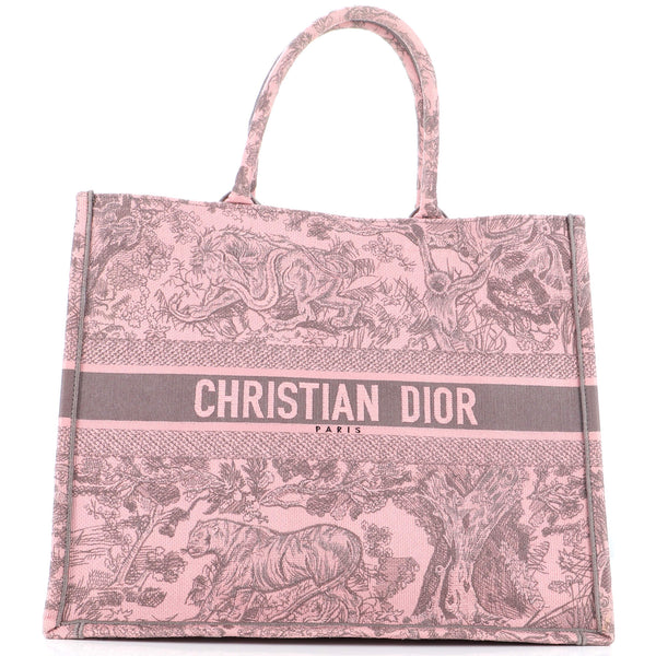 Christian Dior Book Tote Embroidered