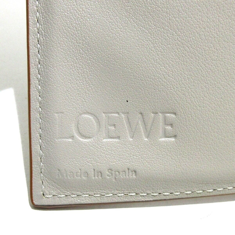 Loewe Anagram Trifold Wallet Beige