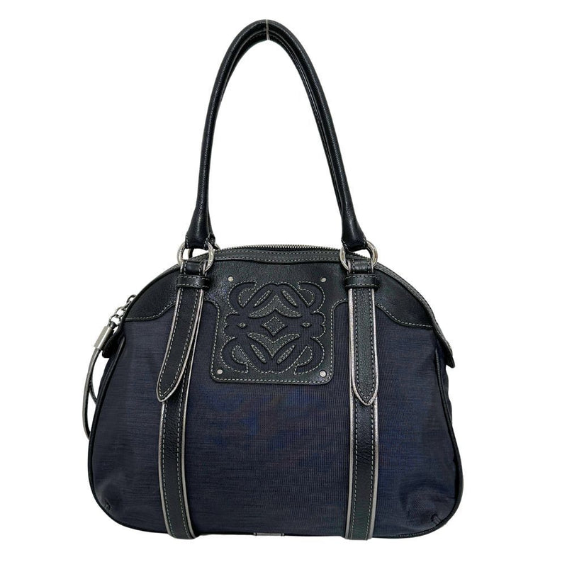 Loewe Anagram Handbag Black Nylon