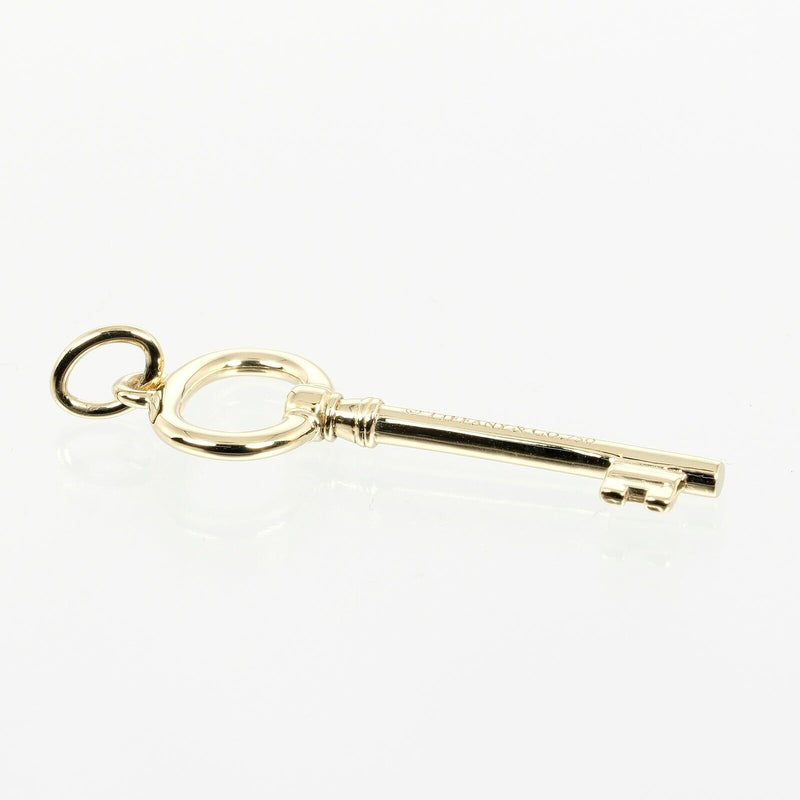 Tiffany&Co. Oval Key Pendant Top K18