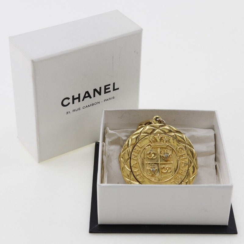 Chanel Necklace Plated Gold 84G Women