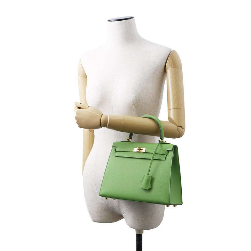 Hermes Kelly Sellier Size 25 Epsom Vert