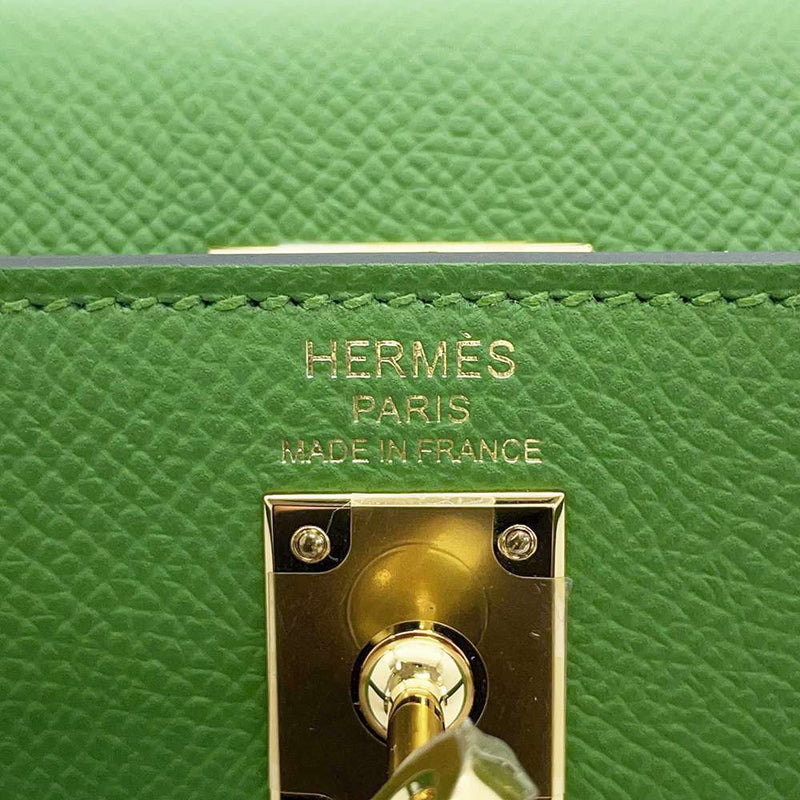 Hermes Kelly Sellier Size 25 Epsom Vert