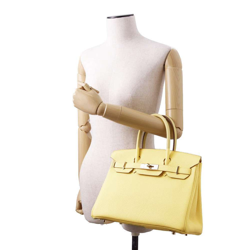 Hermes Birkin Size 30 Togo Leather Jaune