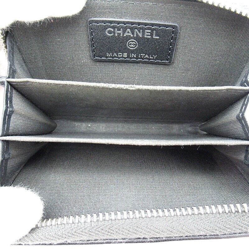 Chanel Camellia Card Case Coin Purse