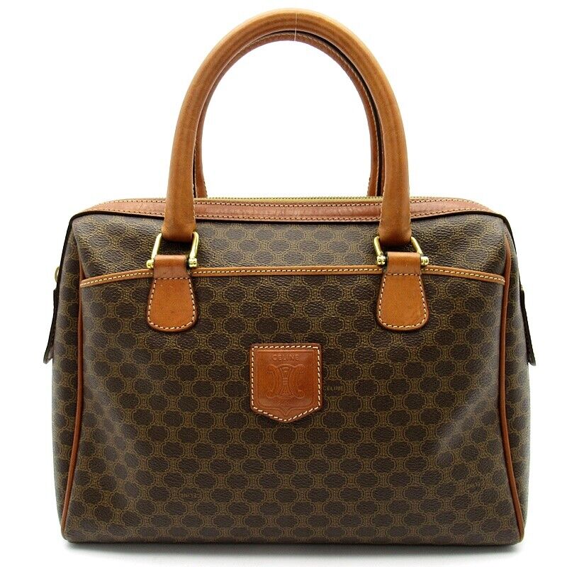 Celine Macadam Handbag Pvc / Leather