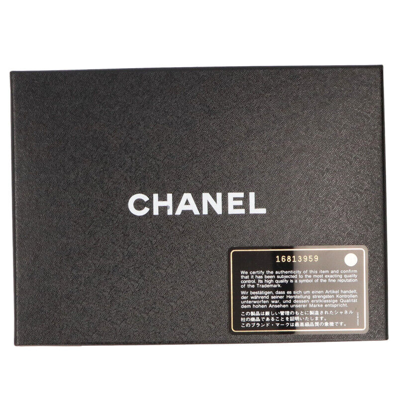 Chanel Camellia Cosmetic Pouch Leather