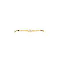 Chanel Floral Choker Necklace Metal With