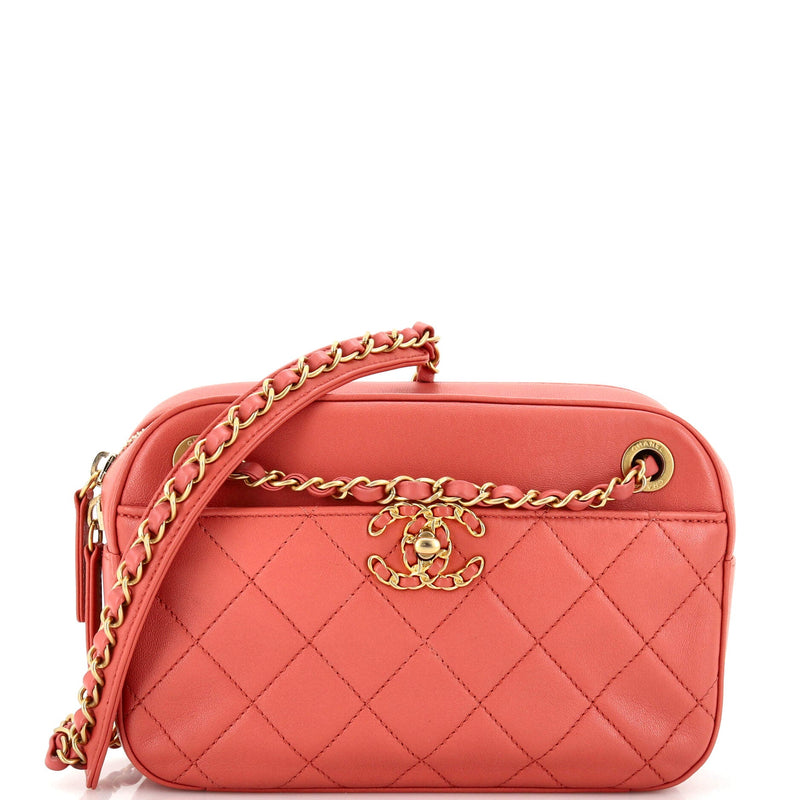 Chanel Chain Infinity Camera Bag Quilted