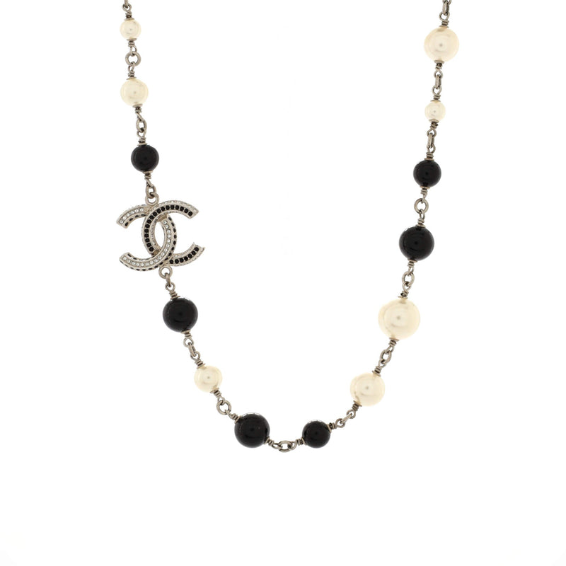 Chanel Cc Choker Necklace Metal With