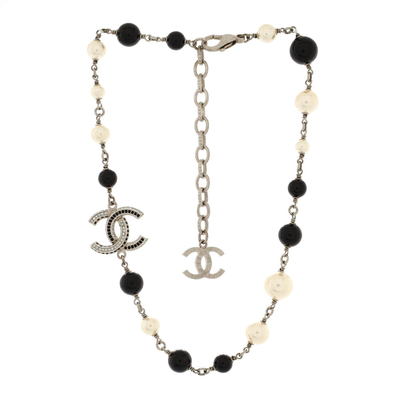 Chanel Cc Choker Necklace Metal With