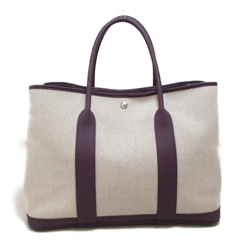 Hermes Garden Party Pm Cassis Tote Bag