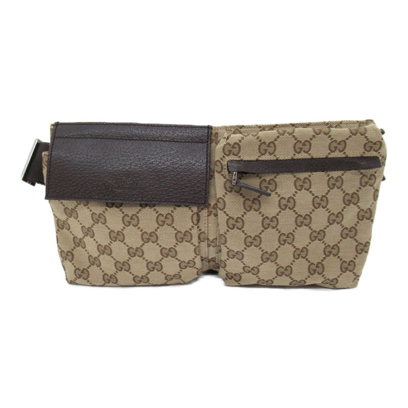 Gucci Waist Belt Bag Crossbody Gg Canvas