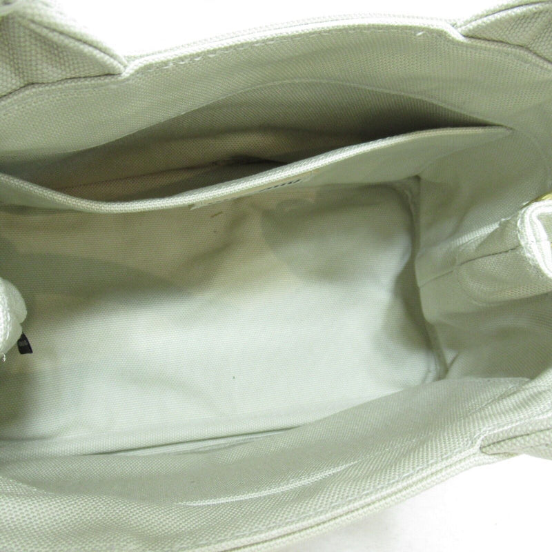 Miu 2Way Shoulder Hand Bag Canvas White