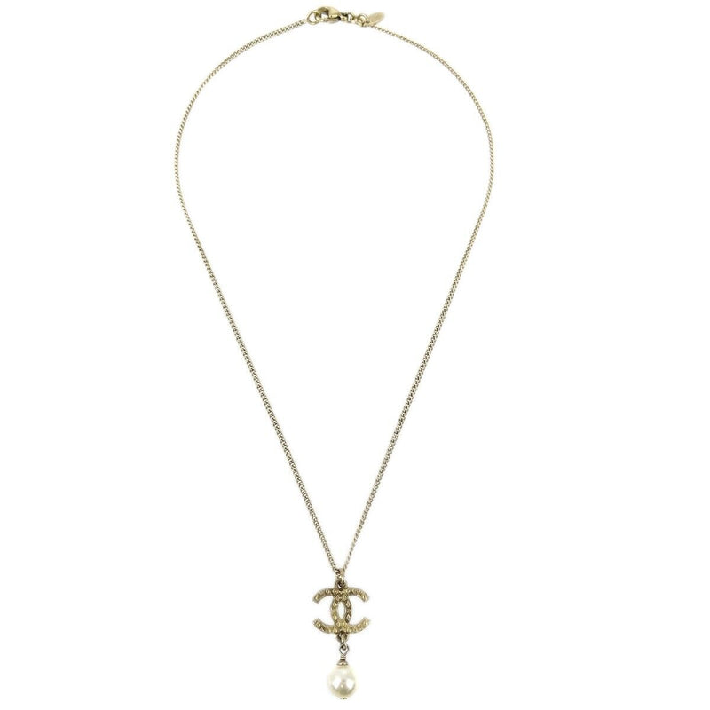 Chanel Cc Chain Pendant Necklace