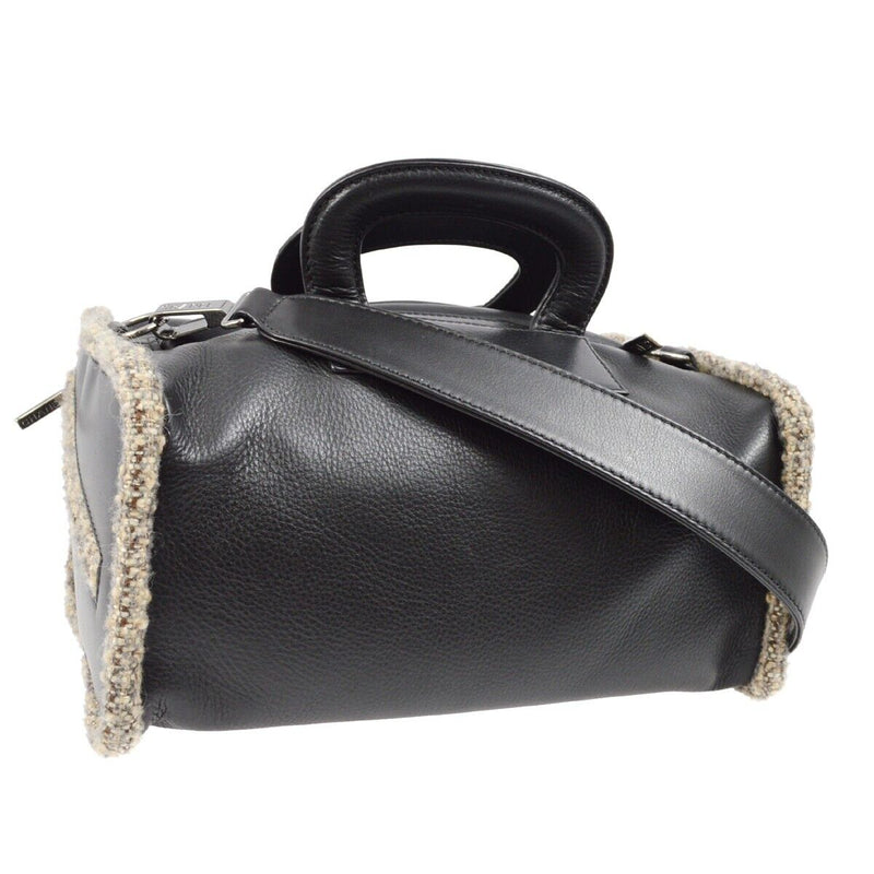 Chanel Black Calfskin 2Way Handbag