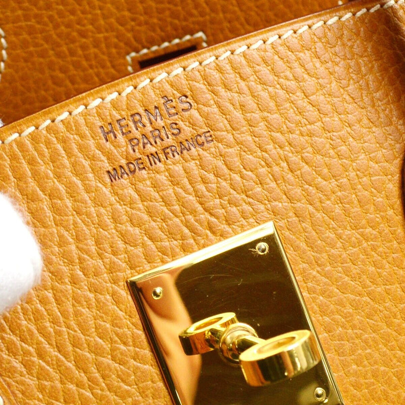 Hermes Natural Sable Ardennes Birkin 35