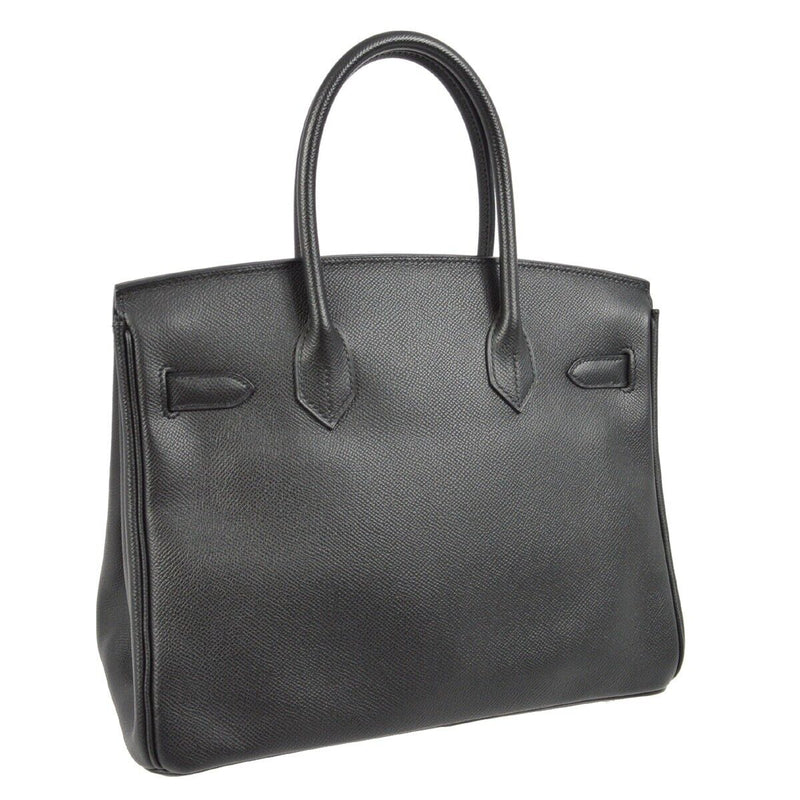 Hermes Black Epsom Birkin 30 Handbag 34E