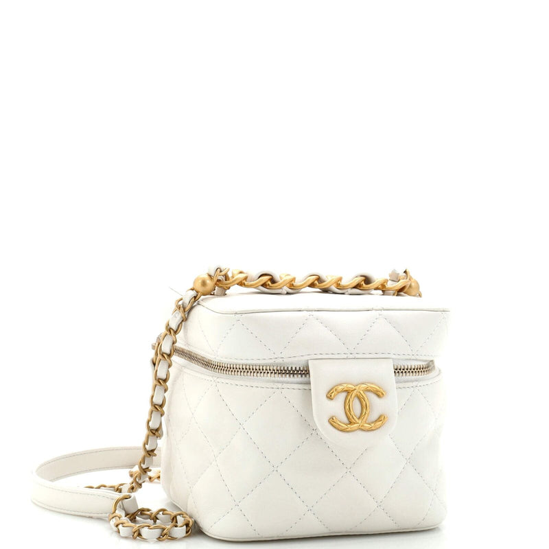 Chanel Chain Bar Vanity Case With