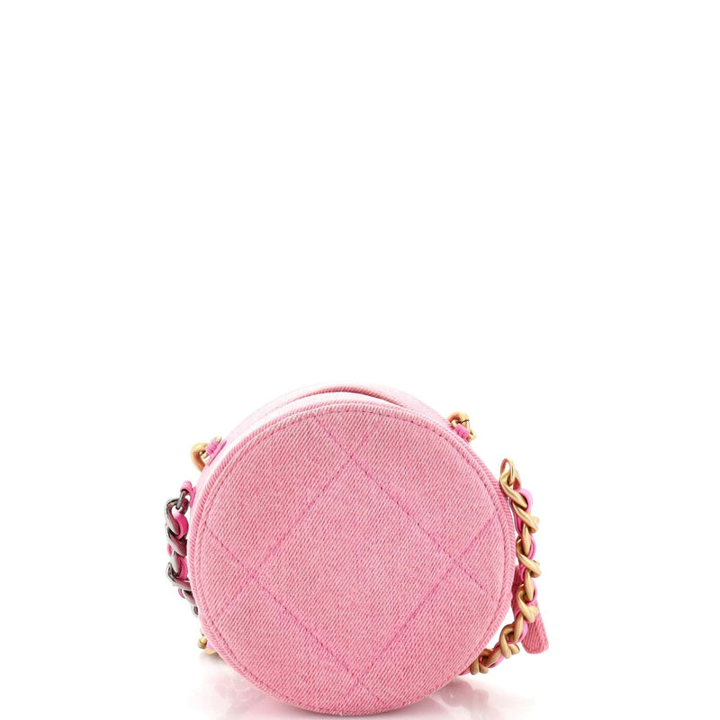 Chanel 19 Round Clutch With Chain