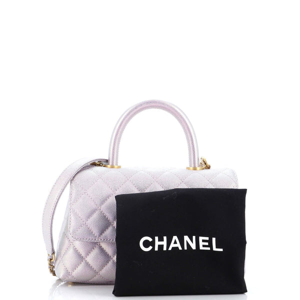 Chanel Coco Top Handle Bag Quilted